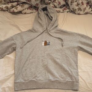 (SOLD - DO NOT BUY) We Bare Bears Gray Hoodie